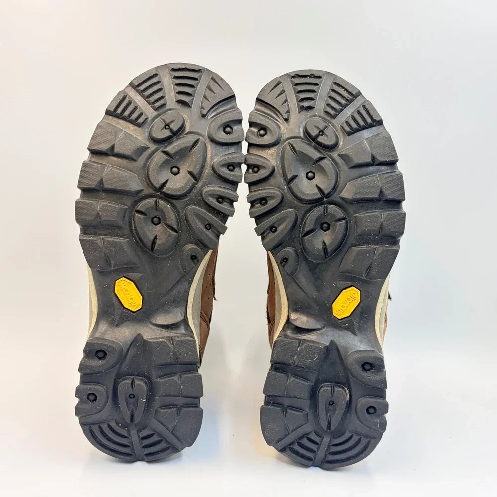 Vasque Breeze 2.0 GTX Mens 9.5M Brown Leather Gore-Tex Hiking Boots 7482 Vibram